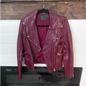 COMME Faux-Leather Moto Jacket